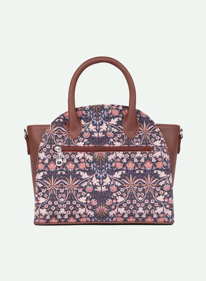 ZOUK Konkona City Satchel Bag | Stylish Handbag for Women | Tote Bag with Big Size Utility | Office, Travel & Casual Use | Water-Resistant | Vegan Leather | Kolkata Nouveau - Image 5
